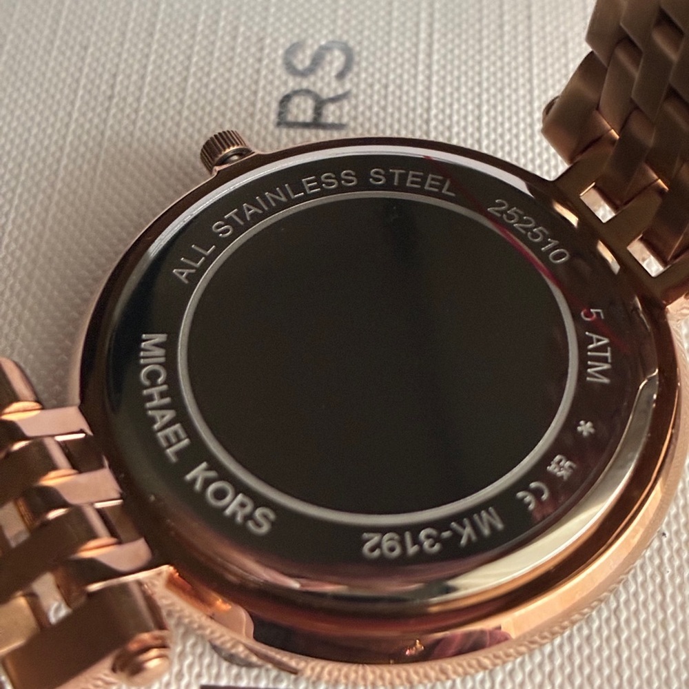 MICHAEL KORS Watch,Michael Kors Women's Watch in Rose Gold with Crystal Accents - Picture 6 of 12